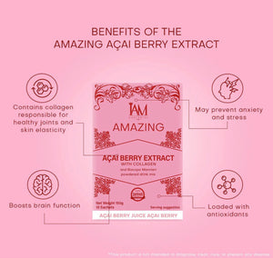 Amazing Açai Berry Extract with Collagen & Bacopa Monieri
