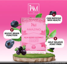 Load image into Gallery viewer, Amazing Açai Berry Extract with Collagen &amp; Bacopa Monieri