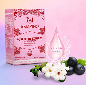 Amazing Açai Berry Extract with Collagen & Bacopa Monieri