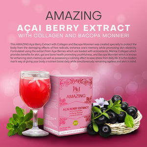 Amazing Açai Berry Extract with Collagen & Bacopa Monieri