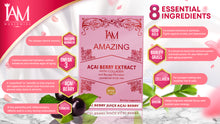 Load image into Gallery viewer, Amazing Açai Berry Extract with Collagen &amp; Bacopa Monieri