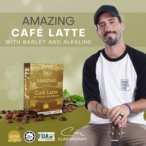 Amazing Cafe Latte with Barley & Alkaline