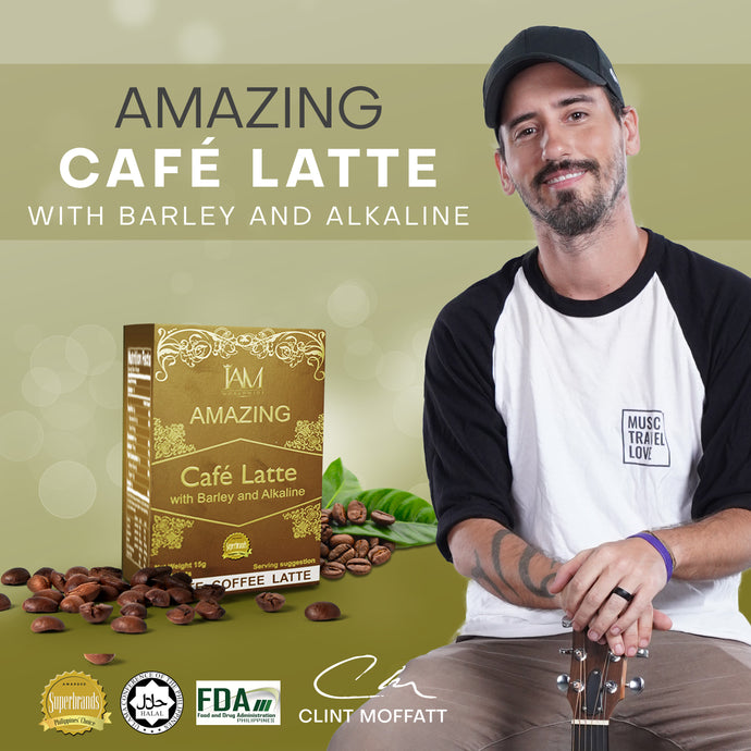 Amazing Cafe Latte with Barley & Alkaline